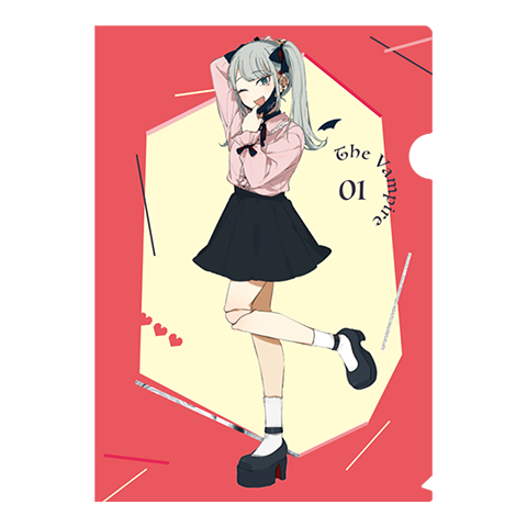 A4サイズクリアファイル（ヴァンパイア）